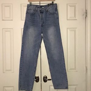 FashionNova Asymmetrical Waist Jeans